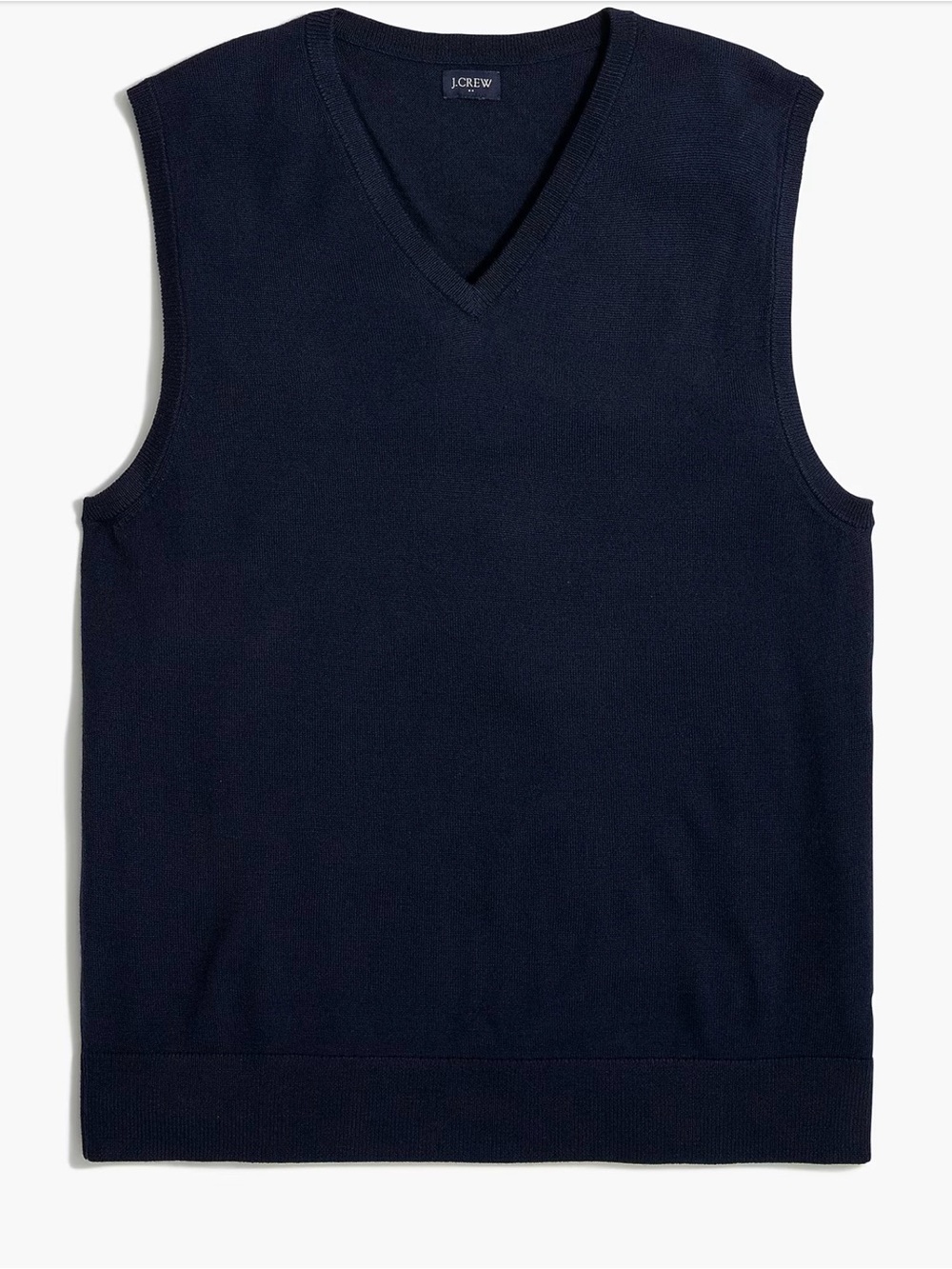 NWT- J Crew Men's Dark Navy V-Neck Sweater Vest